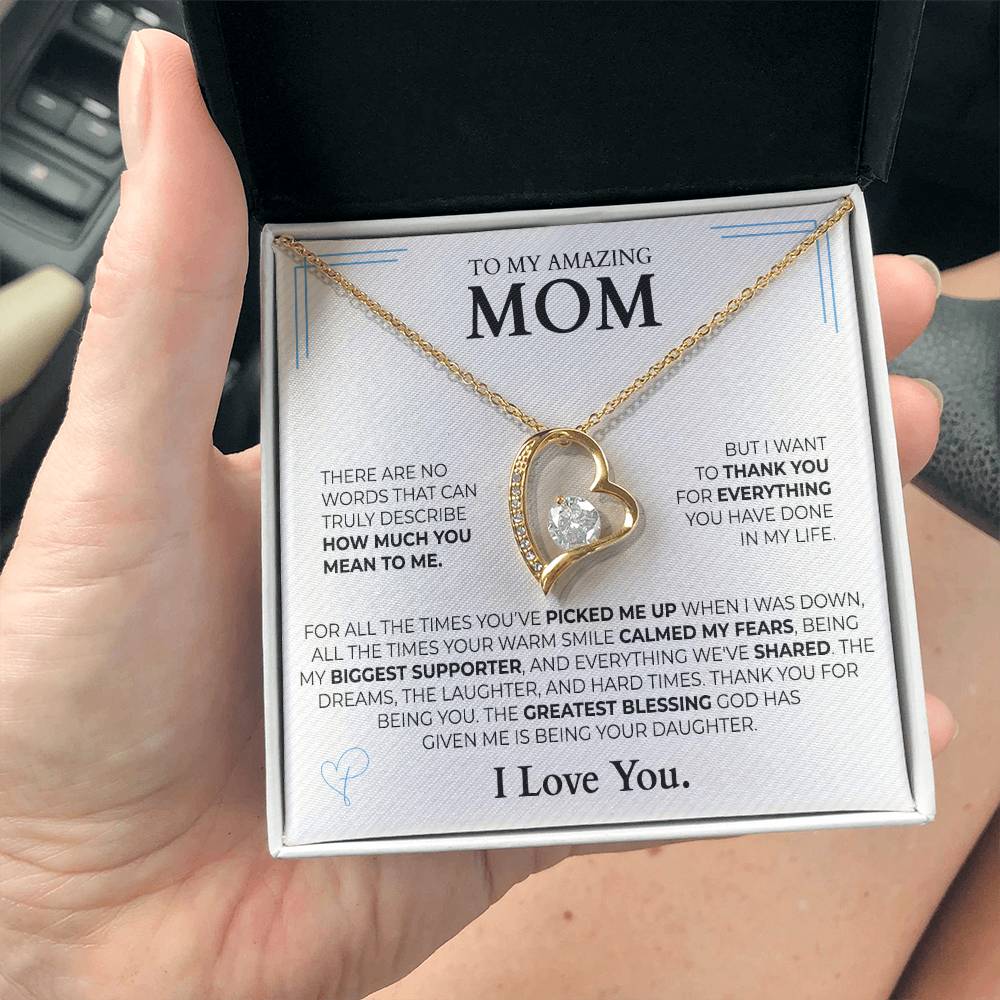 To My Mom - Infinite Love Necklace